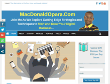 Tablet Screenshot of macdonaldopara.com